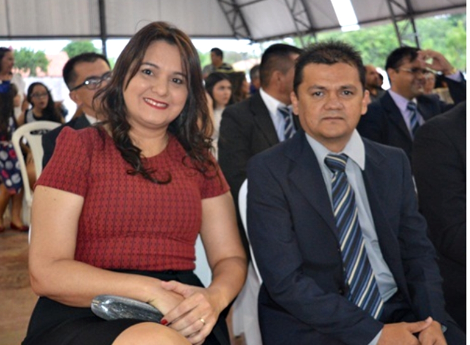 Prefeita Paula Araujo e o vice Amaerildo Melo