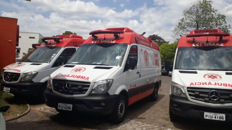 Ambulâncias foram doadas pelo Ministério da Saúde