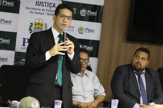 O atual secretário de Justiça do Piauí, Daniel Oliveira