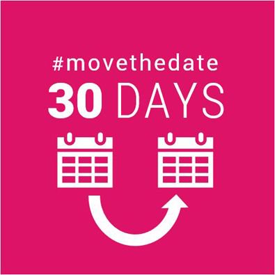 #MovethoDate ou Retroceda a data