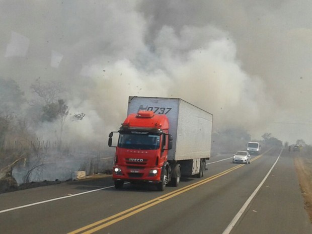 Queimadas em rodovias no Piauí