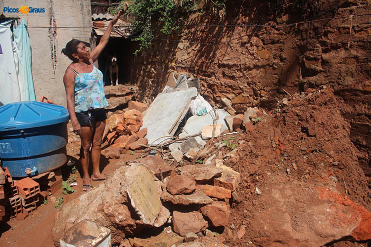 Moradores fogem de áreas de riscos em Picos