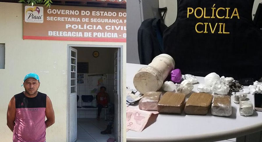 Wolverine do Piauí é preso com drogas em Oeiras