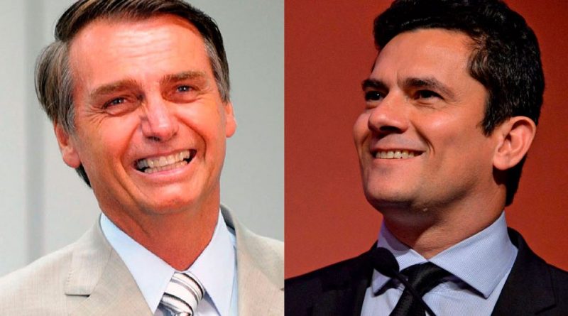 Montagem Bolsonaro e Sérgio Moro