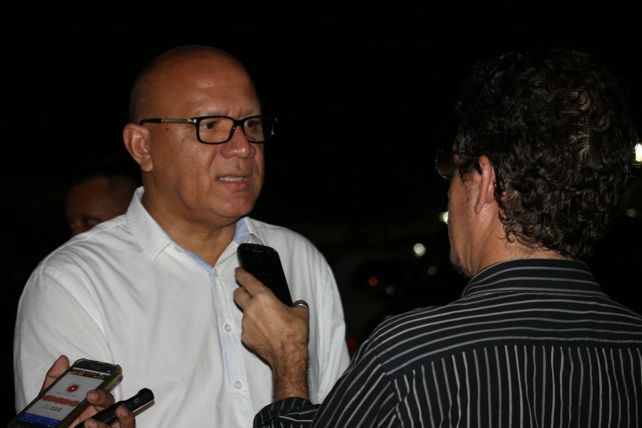 Secretário, Franzé Silva, em entrevista ao jornalista Ubiracy Sabóia