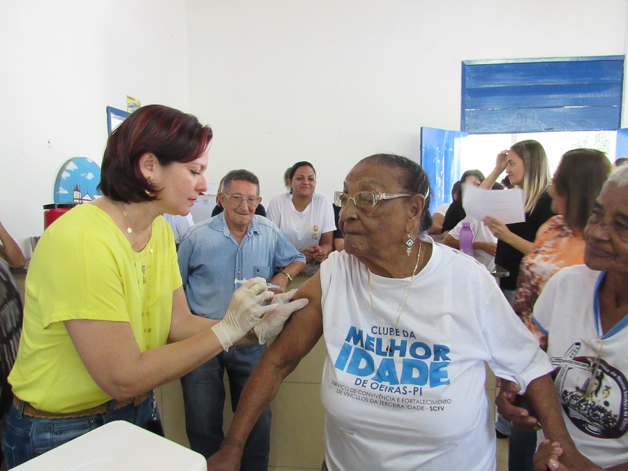 Vacinação contra gripe em Picos