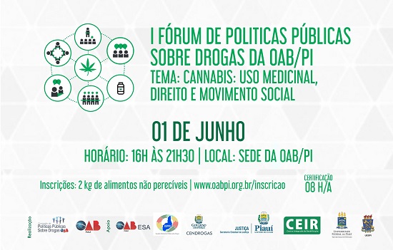 do I Fórum de Políticas Públicas sem Drogas da Ordem dos Advogados do Brasil - Piauí