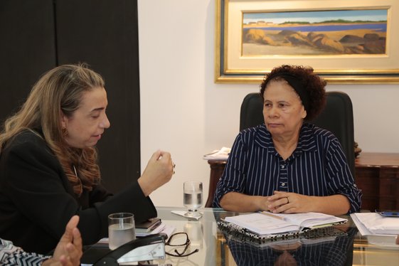 Eugênia Villa e Regina Sousa sobre instituto de DNA do Piauí