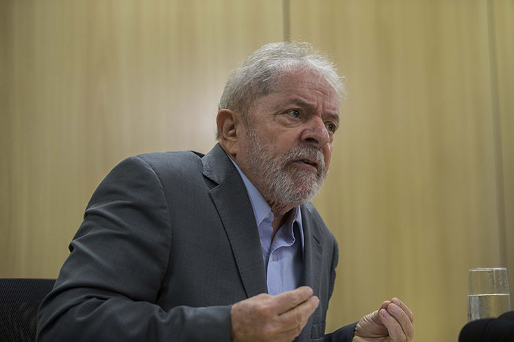 Lula entrevista na prisão