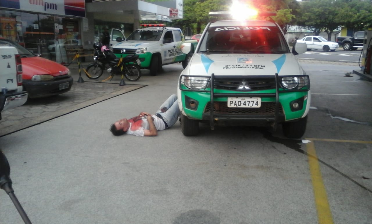 policial é baleado em posto de gasolina na zona leste de Teresina