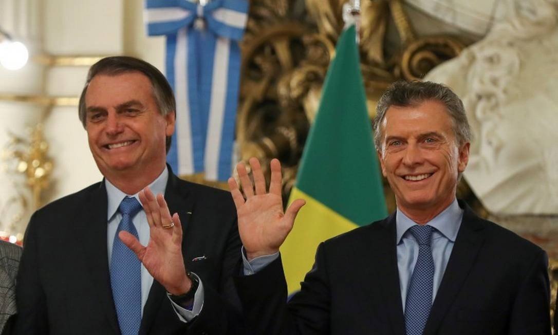 bolsonaro e macri argentina e brasil